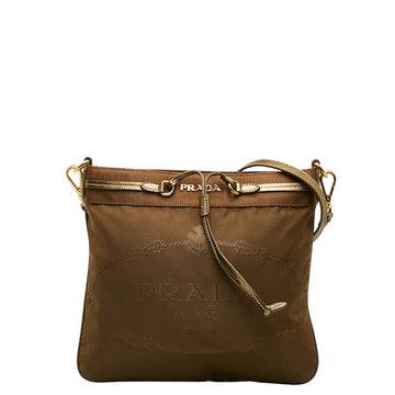 Tessuto Logo Shoulder Bag