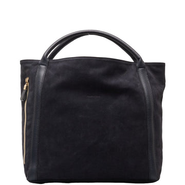 See by Chloe Leather Tote Handbag Navy in Very Good Condition