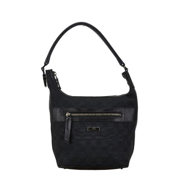Gucci CS Canvas Leather Shoulder Bag 0014299