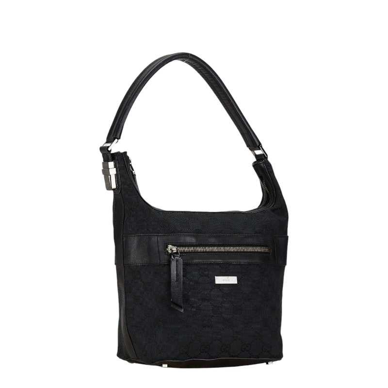 Gucci CS Canvas Leather Shoulder Bag 0014299