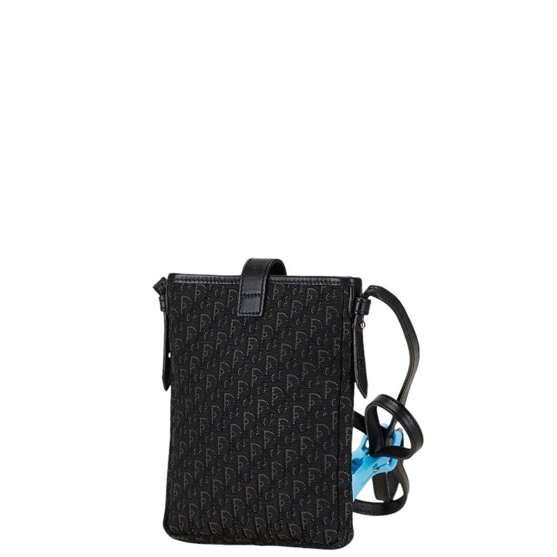 Dior Trotter Canvas Leather Shoulder Bag