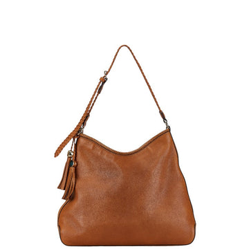 Gucci Marrakech Tassel Shoulder Bag Canvas Leather