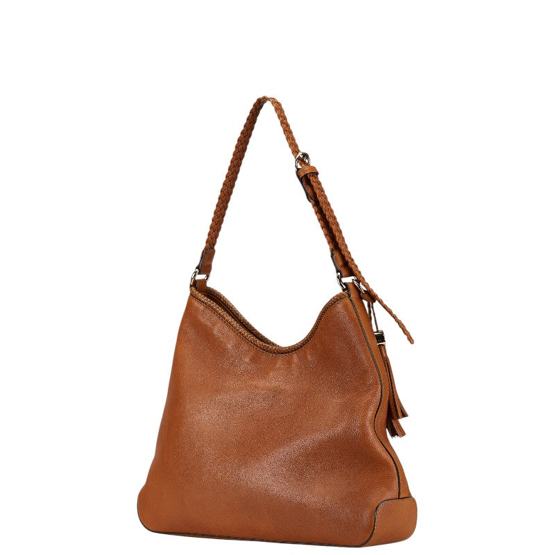 Gucci Marrakech Tassel Shoulder Bag Canvas Leather