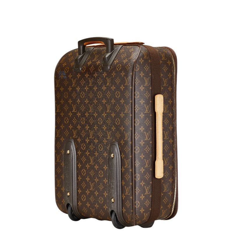 Louis Vuitton Monogram Pegase 55 Suitcase Brown