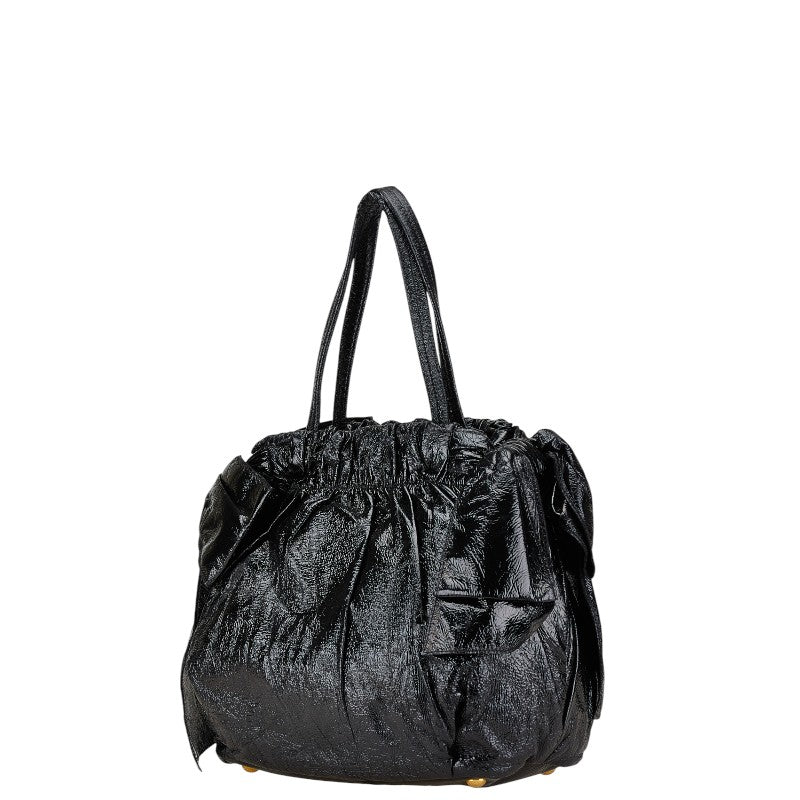 Prada Ribbon 2WAY Handbag Black