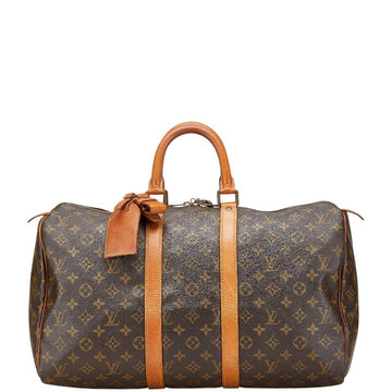 Louis Vuitton Monogram Keepall 45 Boston Bag M41428