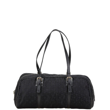 Celine C Macadam Canvas Leather Handbag Mini Boston Bag