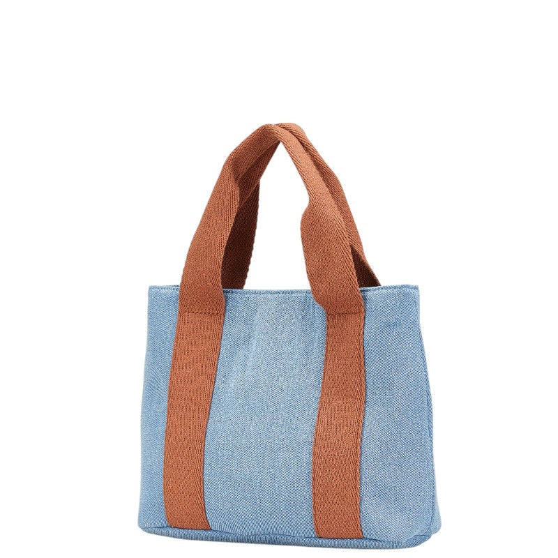 Chloe Canvas Logo Tote Bag