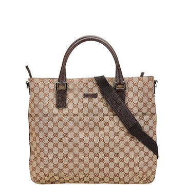 Gucci CS Canvas 2way Tote Bag 122797