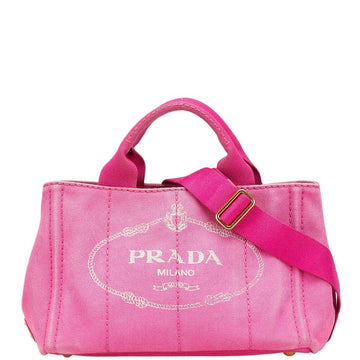 Prada Canvas Canapa Mini 2way Bag