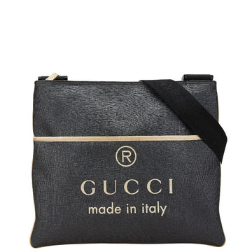 Gucci PVC Canvas Logo Shoulder Bag 162904