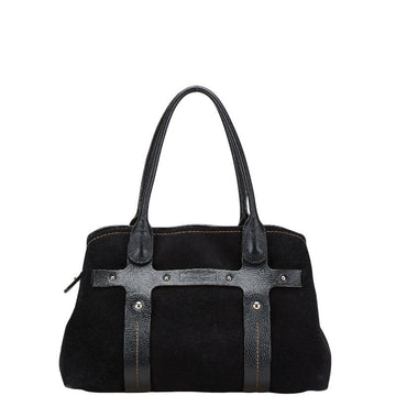 Salvatore Ferragamo Suede Leather Handbag EE-21 7987