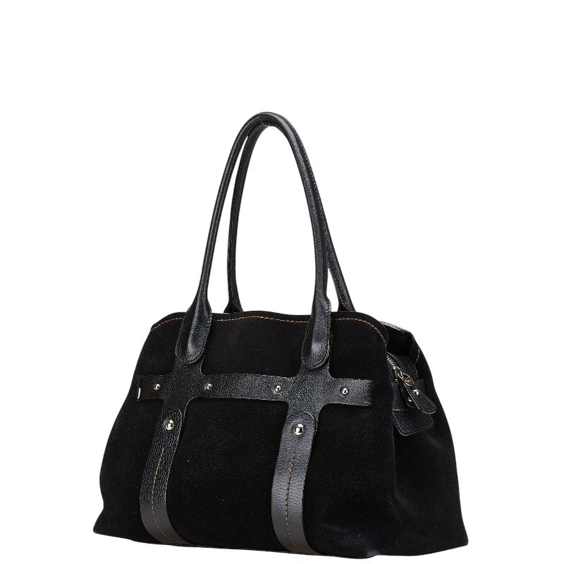 Salvatore Ferragamo Suede Leather Handbag EE-21 7987