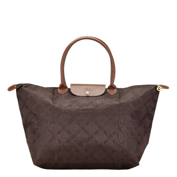 Longchamp Nylon Leather Le Pliage Tote Bag