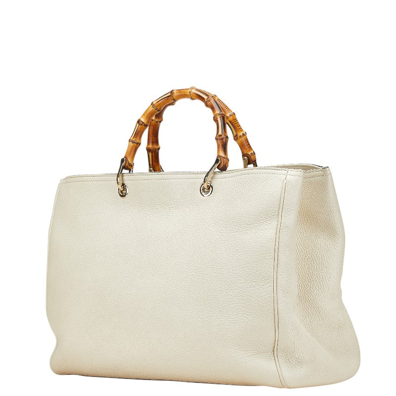 Gucci Leather Bamboo 2way Bag 323658