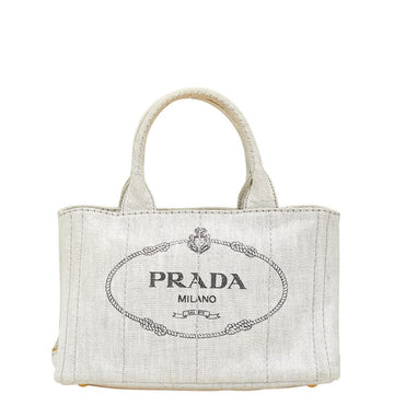 Prada Canvas Canapa Handbag