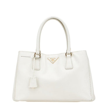 Prada Leather Triangle Logo Plate Handbag BN1874