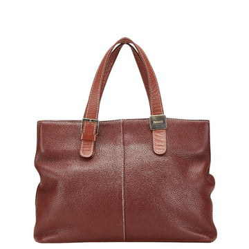 Burberry Nova Check Shadow Horse Leather Handbag