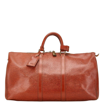 Louis Vuitton Epi Keepall 50 Boston Bag M42968