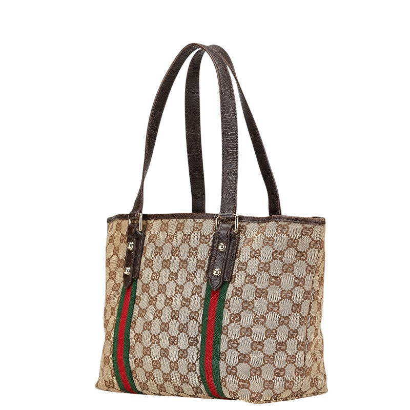 Gucci CS Canvas Sherry Line 2way Bag 137396