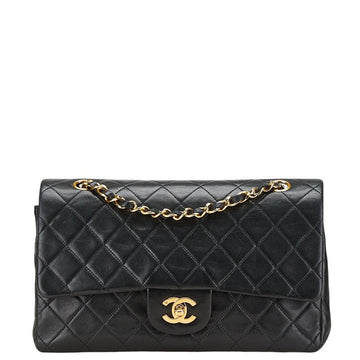 Chanel Lambskin Matelasse Coco Mark W Flap 2way Chain Bag