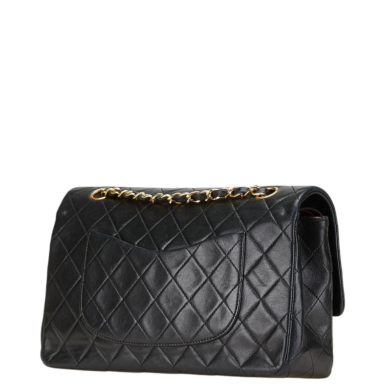 Chanel Lambskin Matelasse Coco Mark W Flap 2way Chain Bag