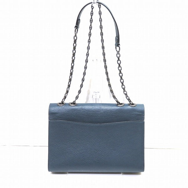 Coach Leather Chain Shoulder Bag C2807 in Great Condition