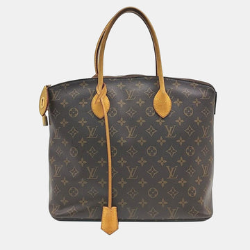 Brown Monogram Canvas Locket MM Satchel Bag