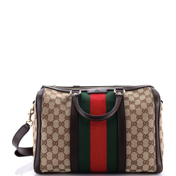 Vintage Web Boston Bag VS Canvas Medium