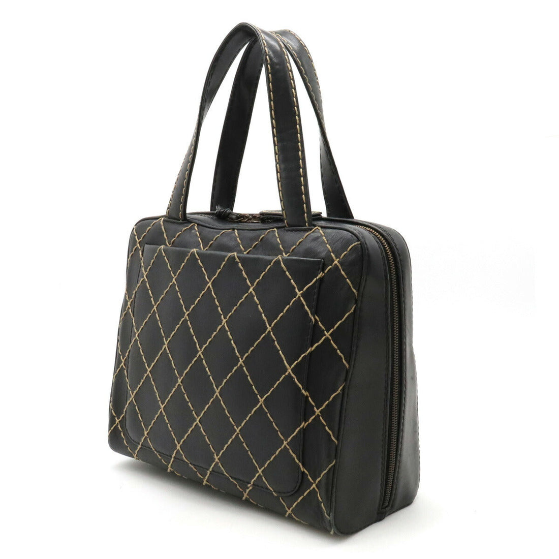 Chanel Wild Stitch Leather Tote Bag A14693