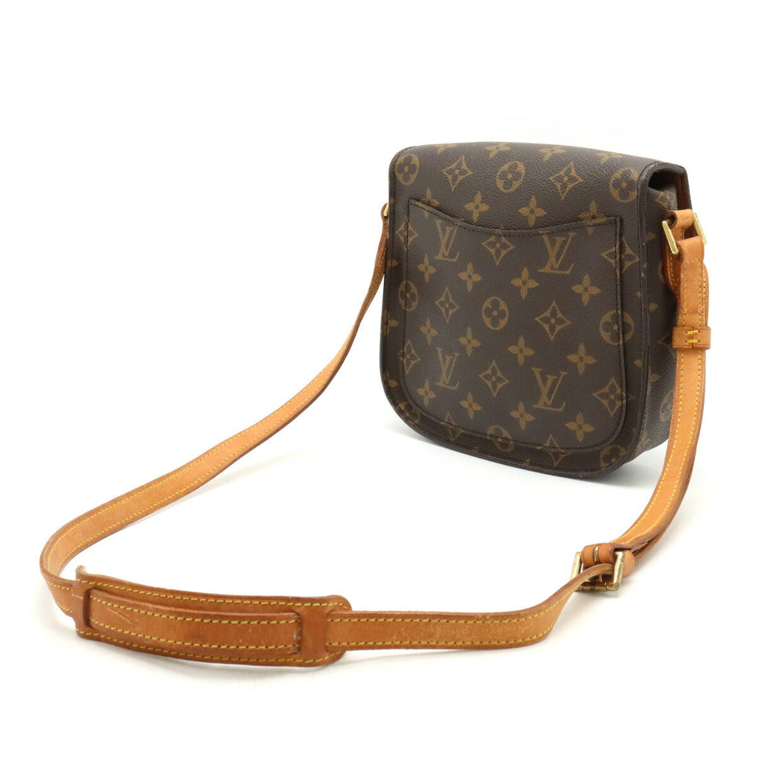 Louis Vuitton Monogram Saint Cloud MM Shoulder Bag M51243