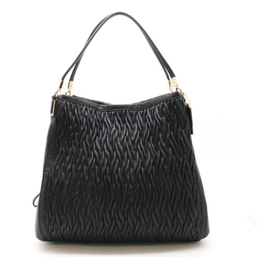 Coach Madison Gathered Twist Phoebe Leather Tote