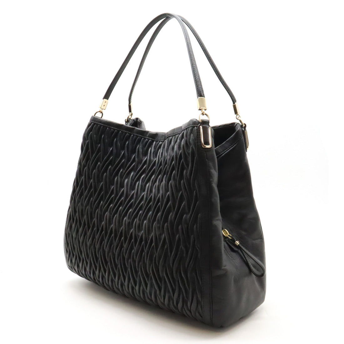 Coach Madison Gathered Twist Phoebe Leather Tote