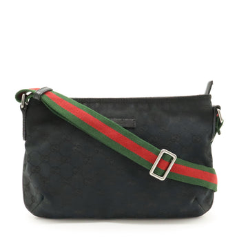 Gucci CS Canvas Leather Shoulder Bag 189749