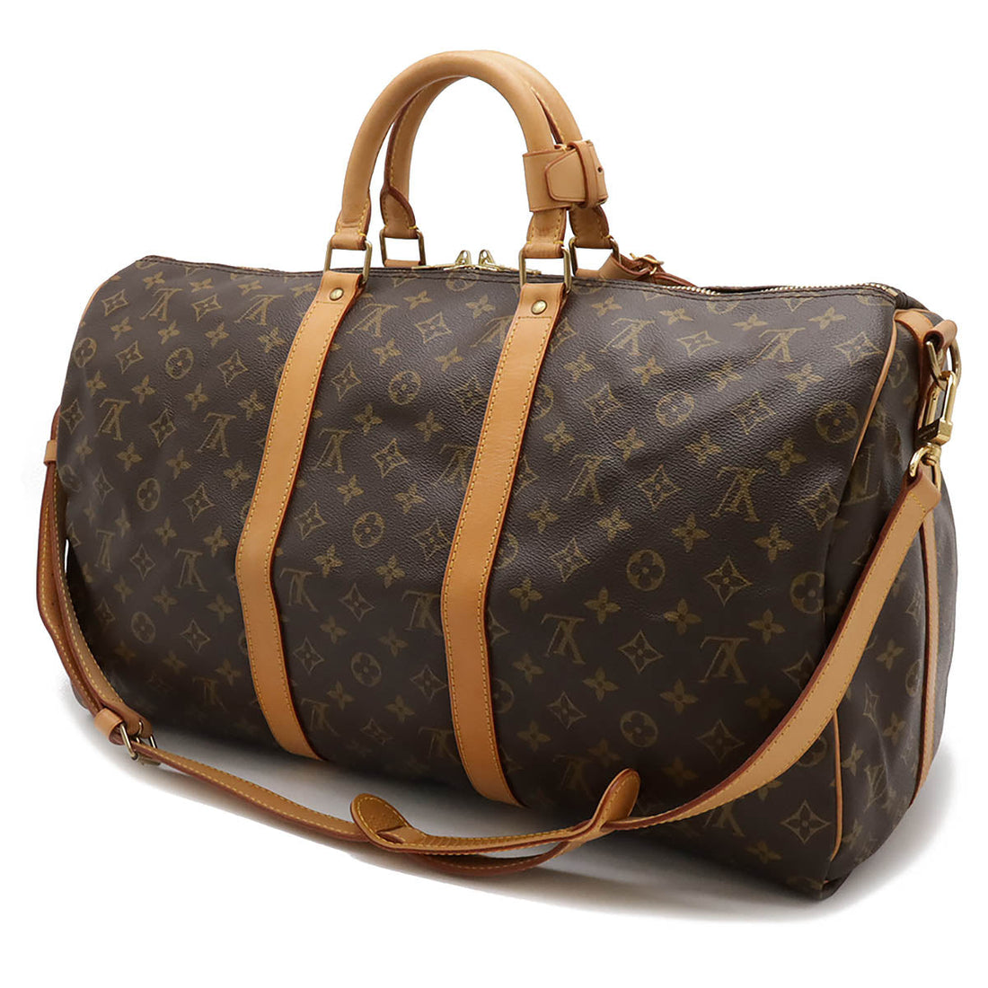 Louis Vuitton Monogram Keepall Bandouliere 50 Travel Bag M41416