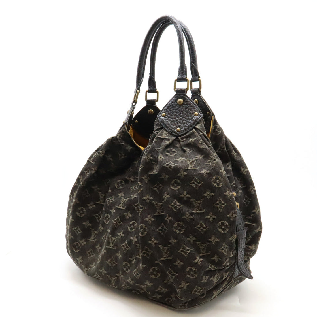 Louis Vuitton Monogram Denim XL Shoulder Bag M95510 in Good Condition