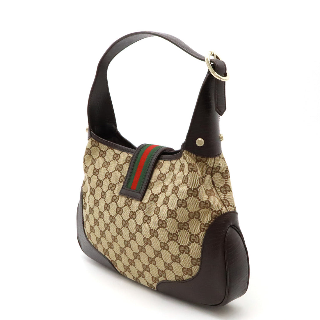 Gucci CS Canvas Leather Shoulder Bag 130779