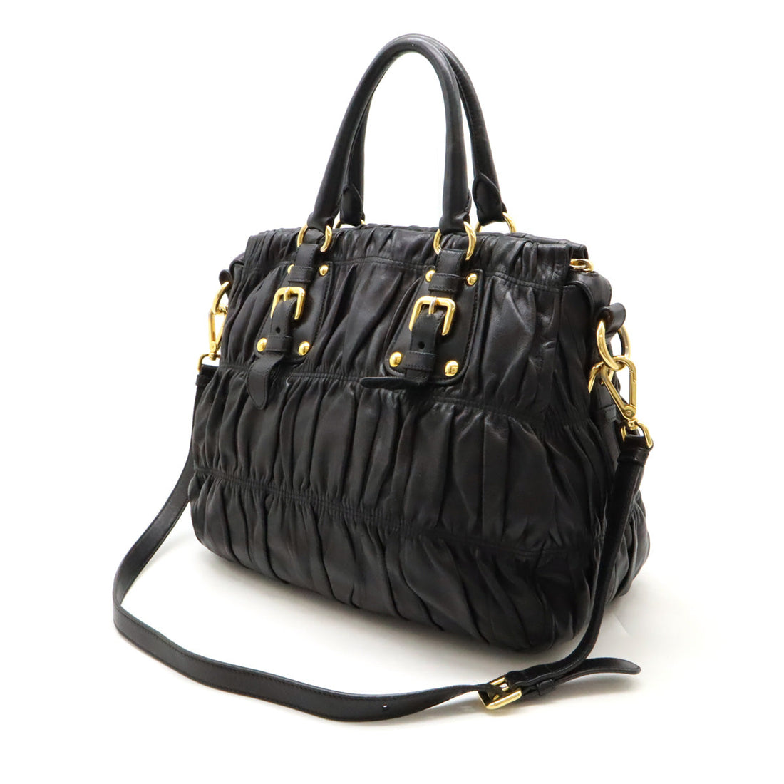 Prada Nappa Gaufre Leather Tote Handbag BN1788