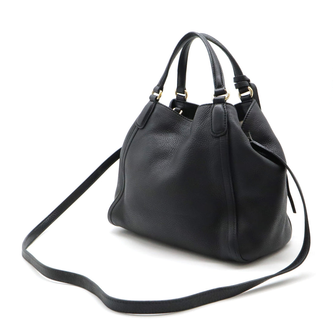 Gucci Leather Soho Interlocking G Handbag 2WAY