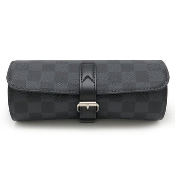 Louis Vuitton Damier Graphite Watch Case N41137