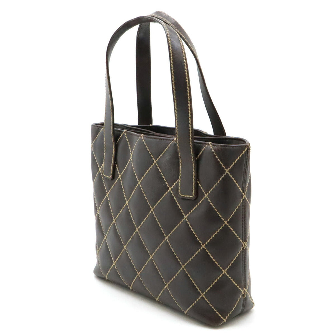 Chanel Wild Stitch Leather Tote Bag A18126