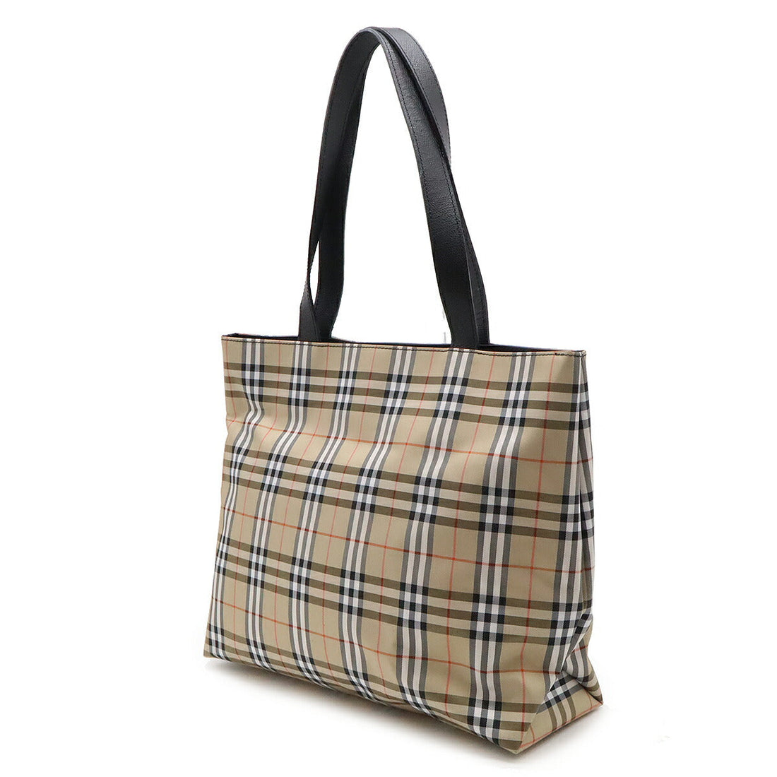 Burberry Nova Check Nylon Canvas Tote Bag