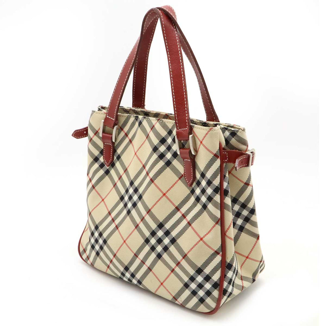 Burberry Blue Label Check Mini Handbag Nylon/Leather