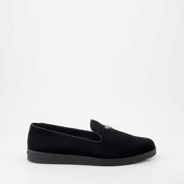 Mocassins en veau velours
