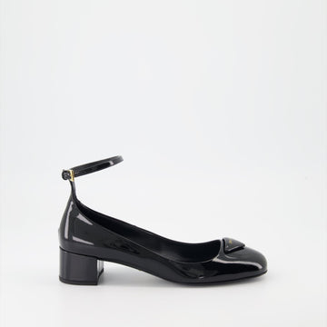 Escarpins en cuir verni