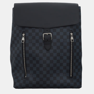 Black/ Dark Blue Damier Cobalt Newport Backpack