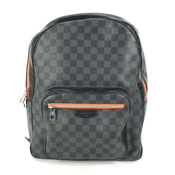 LOUIS VUITTON Backpack N42403 Damier Grafitto Canvas black Damier Grafitte Josh mens