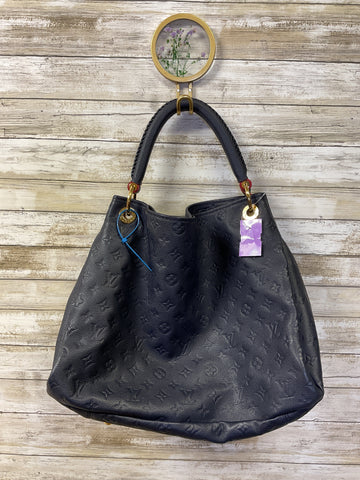 Handbag Luxury Designer By Louis Vuitton In Navy, Size:Large
