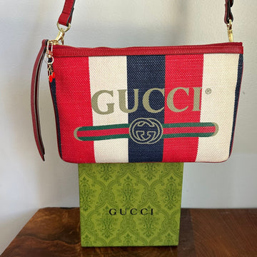 The Junco Crossbody - Red/White/Blue VS Gucci GG
