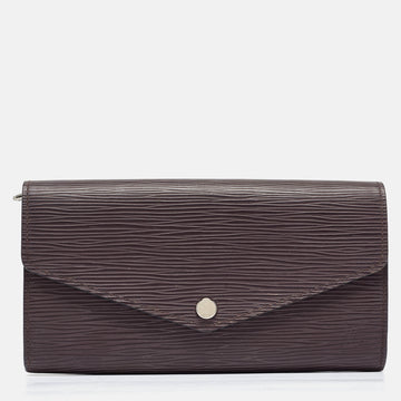 Quetsche Epi Leather Sarah Wallet